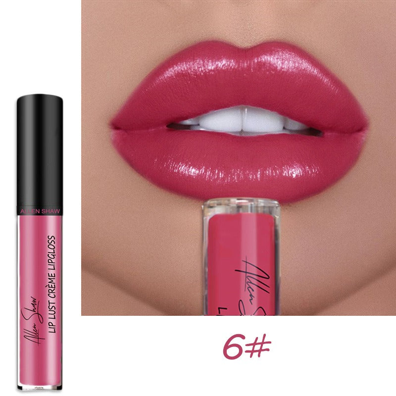 Lipstick Lip Glaze Allen shaw Creme Cream Lipstick - Korvel