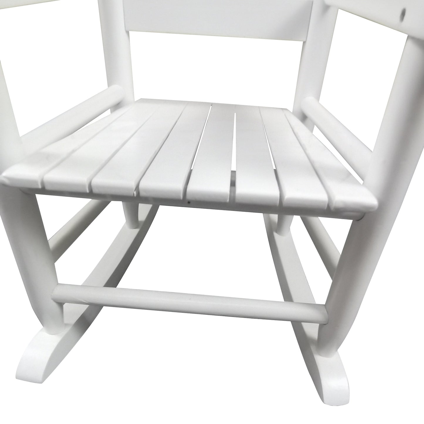 Silla mecedora blanca para niños - Uso interior y exterior