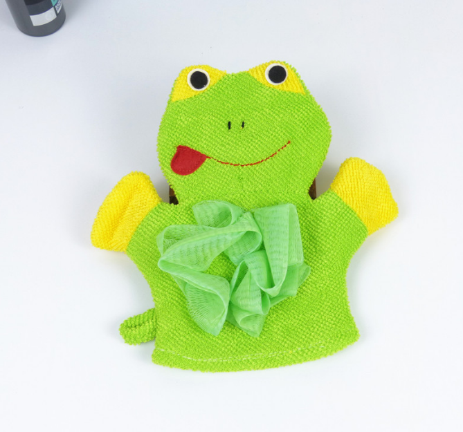 2 Pcs Cute Children Baby Shower Bathing Bath Towel 5 Colors Animals Style Shower Wash Cloth Towels - Korvel