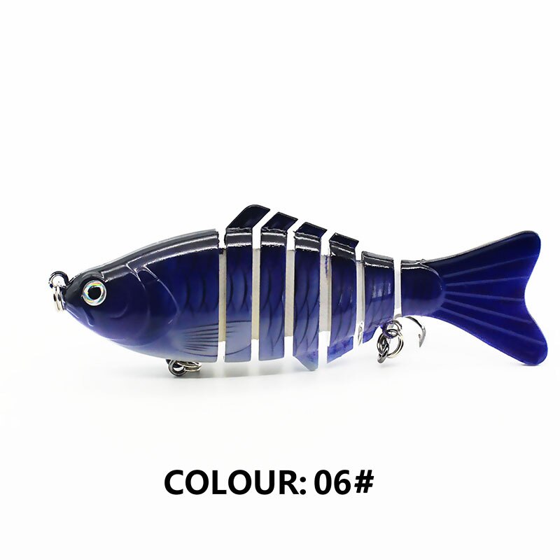 Multi Jointed Fishing Lure Sinking Artificial Wobbler Bait Hard Bait Swimbait 10cm/15.7g Fishing Tackle 7 Sections Crankbait - Korvel