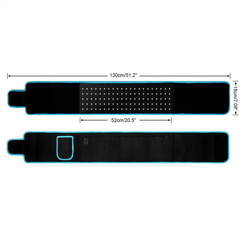 Smart Heat Wireless LED Red Light Waist Massager Belt