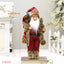 Christmas crafts 18 inch, wearing snow boots, backpack, standing, Santa Claus, dwarf - Korvel