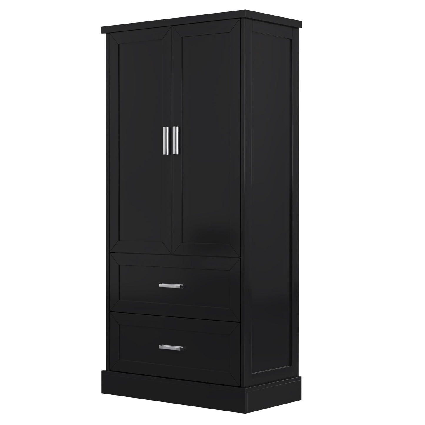 Elegant Tall Bathroom Storage Cabinet with Adjustable Shelf