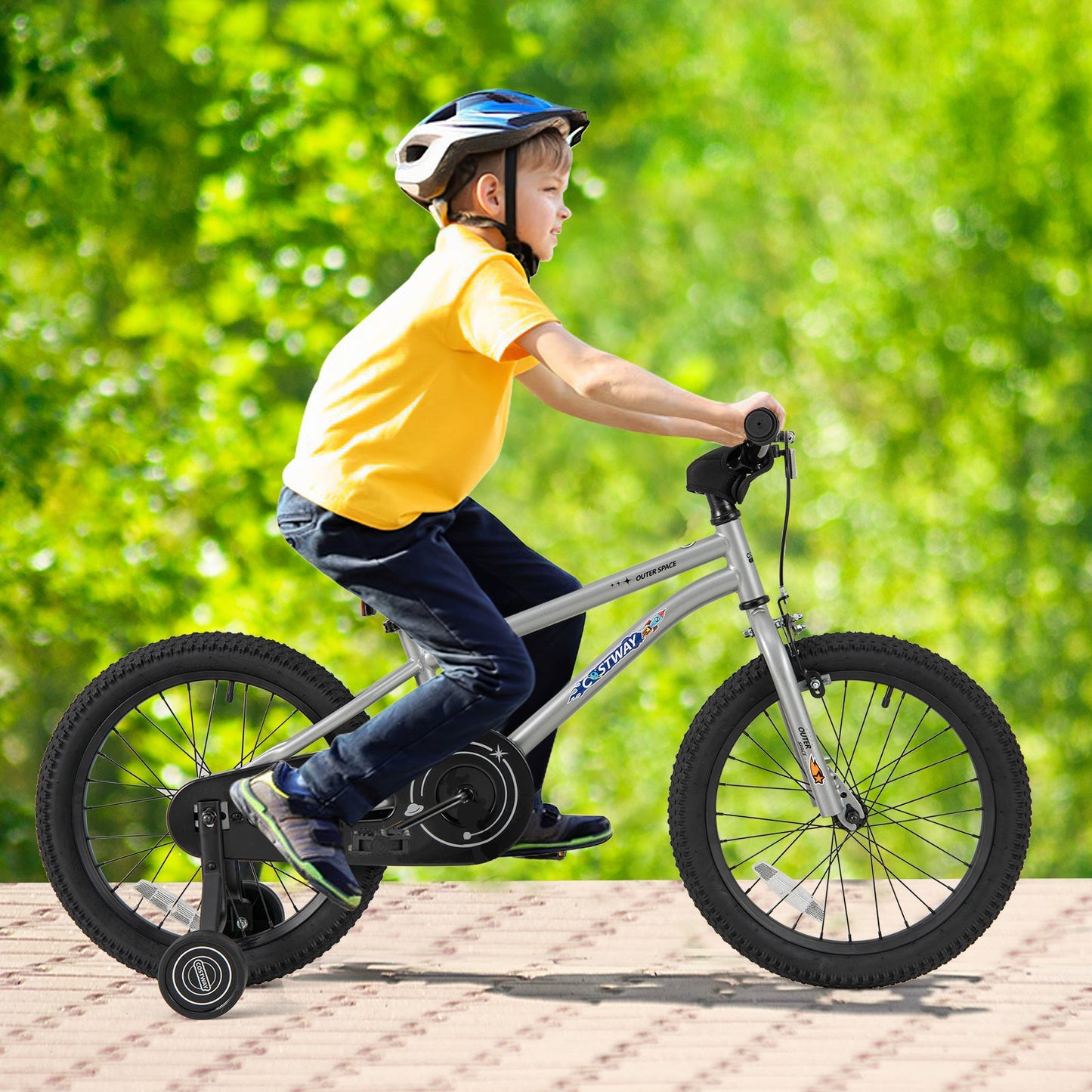 Vélo pour enfants de 18 pouces pour garçons et filles de 4 à 8 ans