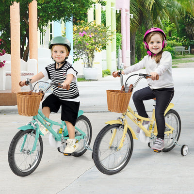 Adjustable 18-Inch Kids Bike with Reflectors and Bell
