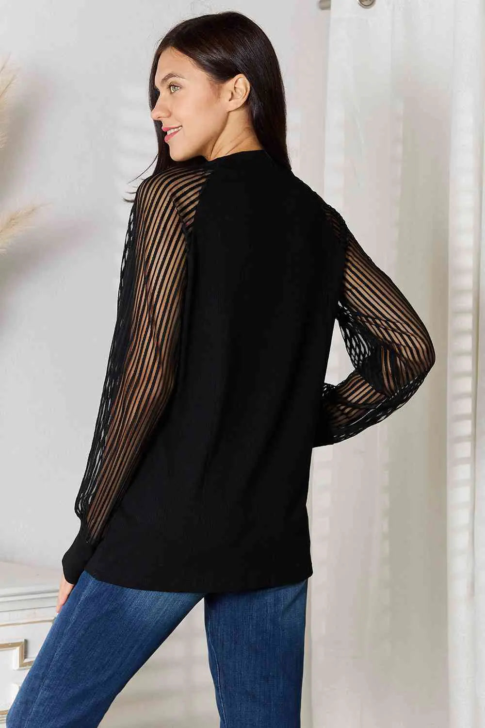 Blouse à manches raglan pour un style sans effort