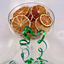 Tranches de citron vert déshydratées pour le bar et la décoration