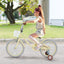 Vélo pour enfants réglable avec roues d'entraînement pour les 3-8 ans
