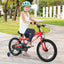 Bicicleta para Niños de 18 Pulgadas con Luces LED - Bicicleta de Acero Carbono Ajustable