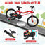 Bicicleta para Niños de 18 Pulgadas con Luces LED - Bicicleta de Acero Carbono Ajustable