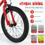 Bicicleta para Niños de 18 Pulgadas con Luces LED - Bicicleta de Acero Carbono Ajustable