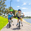 Bicicleta para Niños de 18 Pies con Ruedas de Entrenamiento Removibles - Blanca