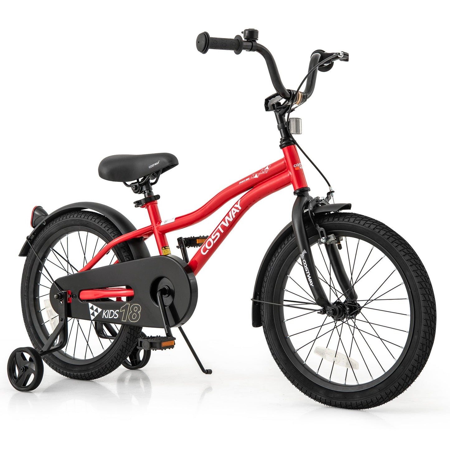 Gbruno 18 Inch Kids Bike with Adjustable Features and Safety Accessories