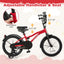 Gbruno 18 Inch Kids Bike with Adjustable Features and Safety Accessories