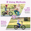 Vélo d'entraînement Gbruno de 18 pouces pour enfants de 4 à 8 ans