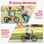 Gbruno 18 Inch Kids Bike with Adjustable Features and Safety Accessories