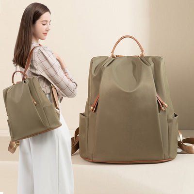 Fashion Commuter Contrast Color Travel Bag Backpack