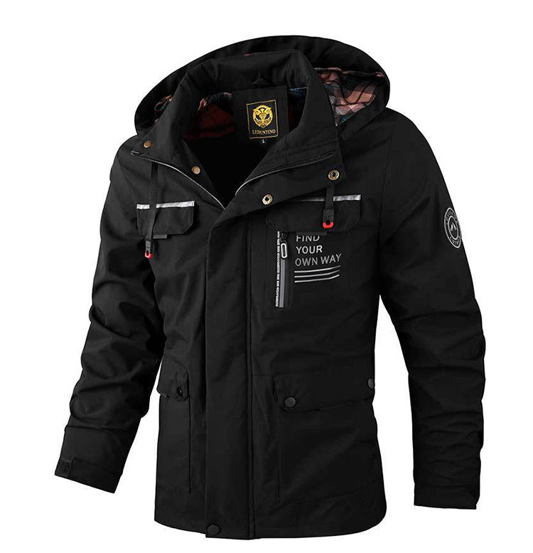 Men's Casual Hooded Parka - Warm & Windproof Jacket