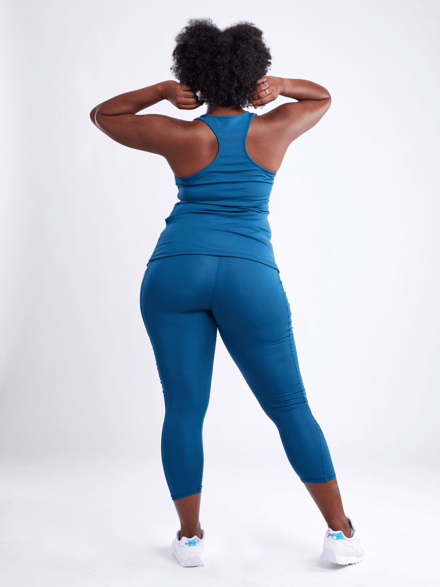 JupiterGear Women's Long Sports Tank Top with Mesh Panels