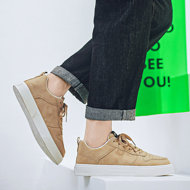Baskets décontractées à lacets pour hommes pour la marche et le jogging