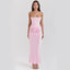 Elegant Slim Tube Top Long Dress for Special Occasions