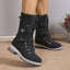 Fur Integrated Women's Knee-high Snow Boots