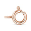 Collier Pendentif Cœur en Diamant et Améthyste en Or Rose 18K