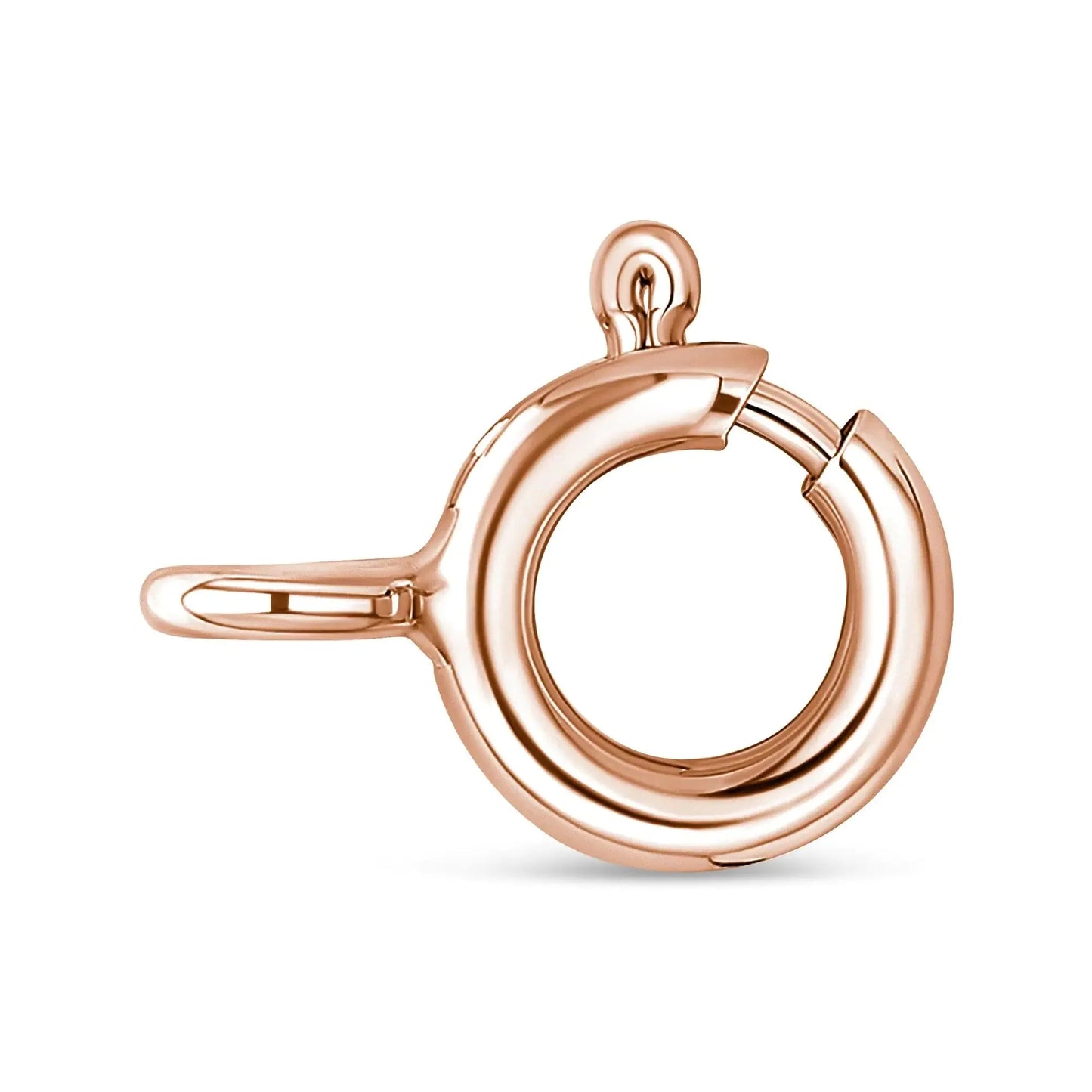 Collar de Pendiente en Forma de Corazón con Diamantes Negros y Blancos en Oro Rosa de 18K