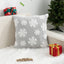 Christmas Pillow Cover (Excluding Pillow Core) Snowflake Velvet Jacquard Christmas Tree Elk Festival Decoration - Korvel