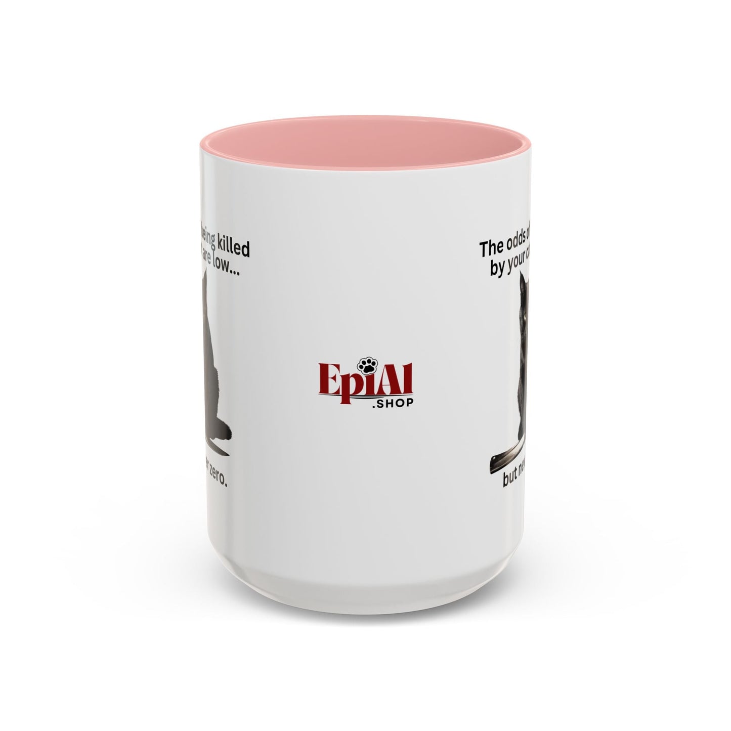Charming Cat-Themed Accent Coffee Mug (11oz & 15oz) - Korvel