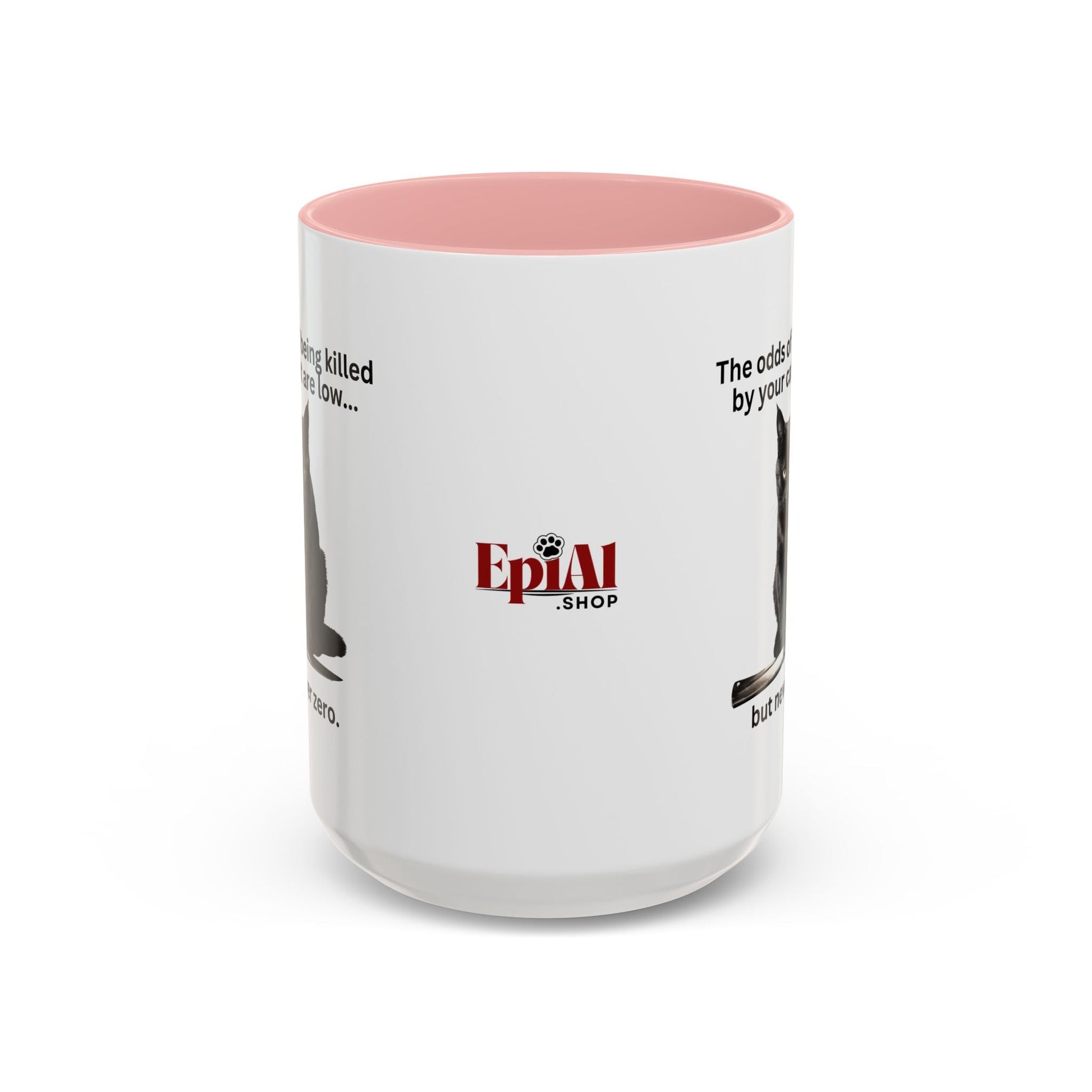 Charming Cat-Themed Accent Coffee Mug (11oz & 15oz) - Korvel