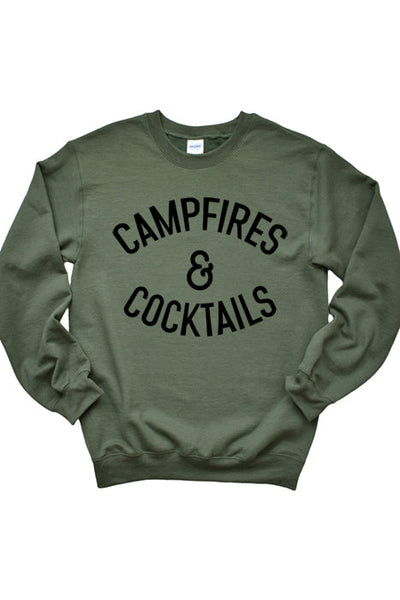 Campfire and Cocktails Sweatshirt 1904