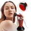 Hot Compress Bian Stone Facial Gua Sha V Face Massager Guasha Stone Wrinkle Remover Face Stone Massager - Korvel