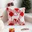 Christmas Pillow Cover (Excluding Pillow Core) Snowflake Velvet Jacquard Christmas Tree Elk Festival Decoration - Korvel