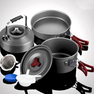 Premium Camping Cookware Set for Outdoor Adventures