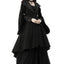 Elegant Stand Collar Wool Overcoat