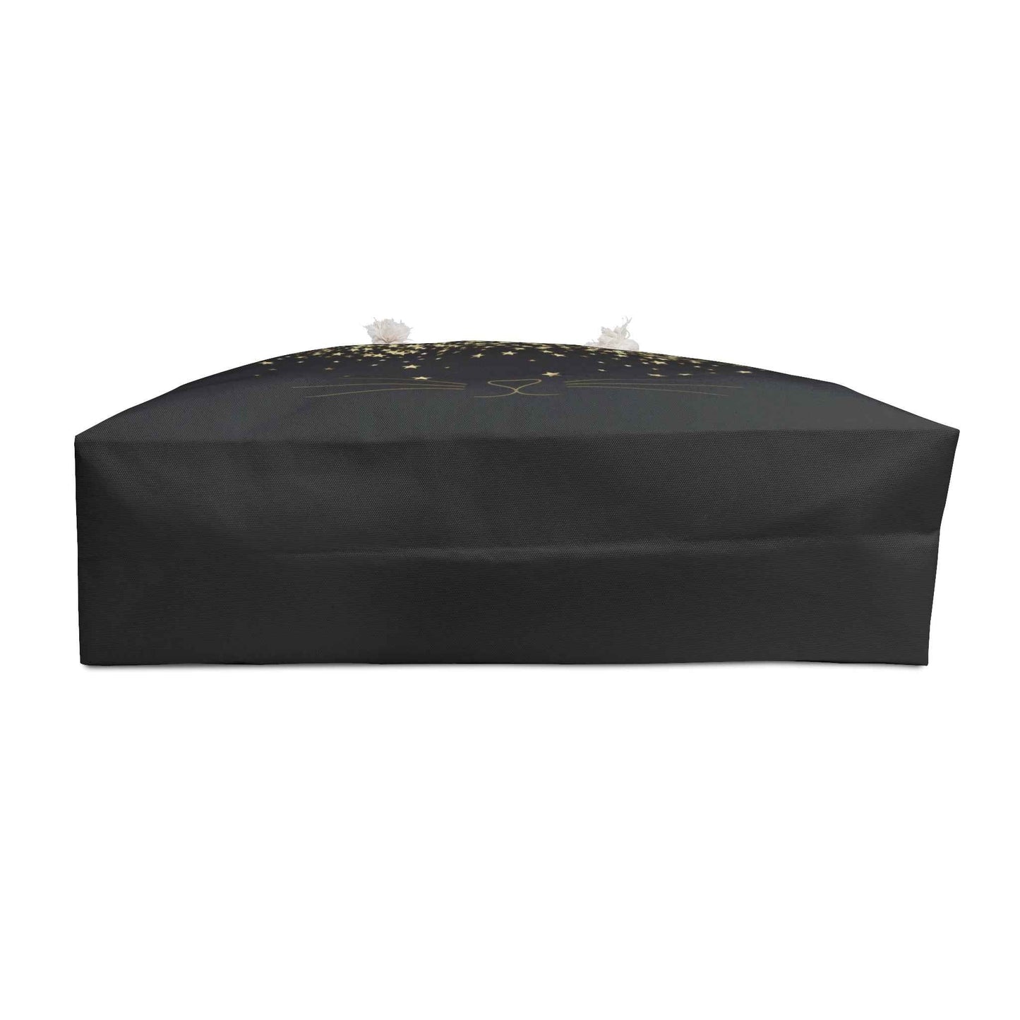 Midnight Whiskers Weekender Bag - Minimalist Cat Travel Tote