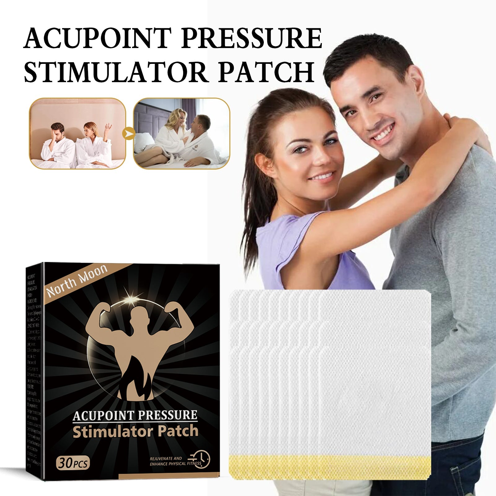 Body Care Patch, Men's Body Health Care Belly Button Patch Warm Kidney, Protect Yang And Benefit Kidney Patch - Korvel