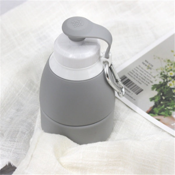 Silicone Folding Water Bottle - Portable & Space-Saving