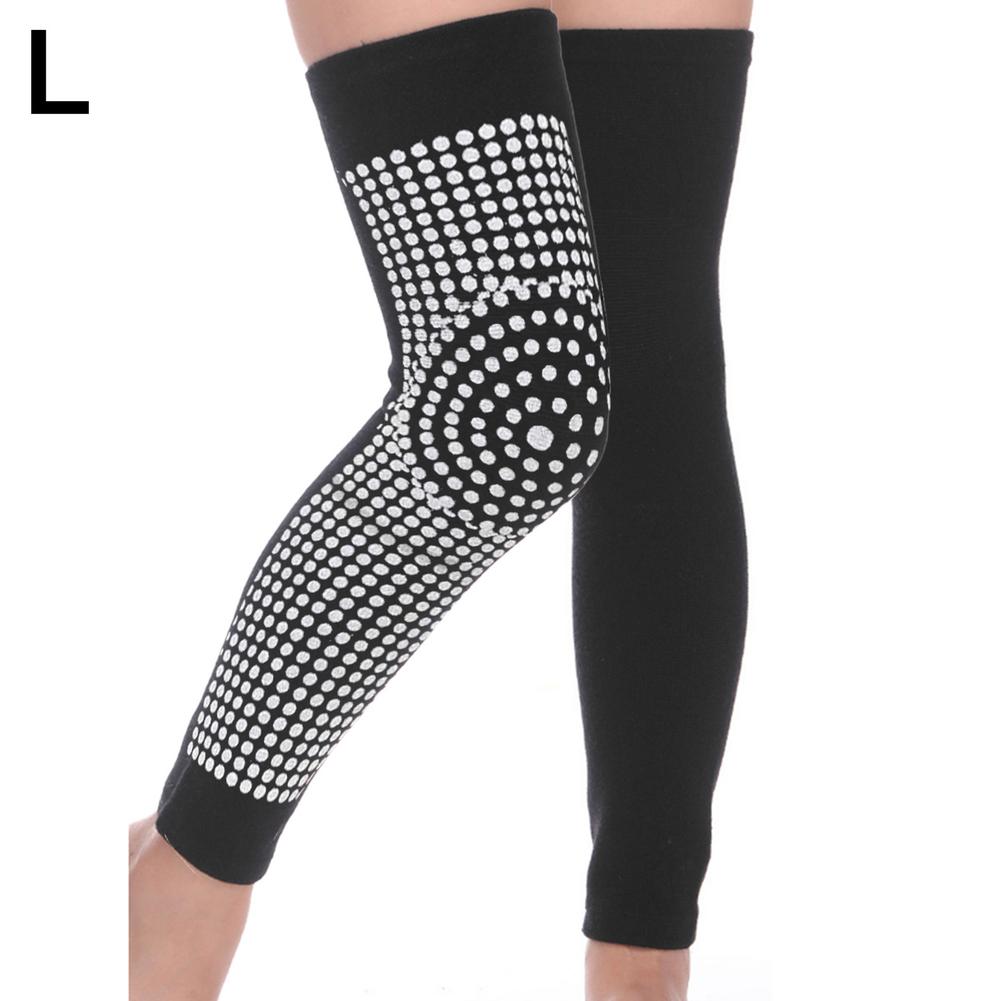 1 Pair Dot Matrix Self Heating Knee Pads Brace Sports Kneepad Tourmaline Knee Support - Korvel