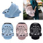 Premium Nursing Cover & Car Seat Cover with Safety Sign
