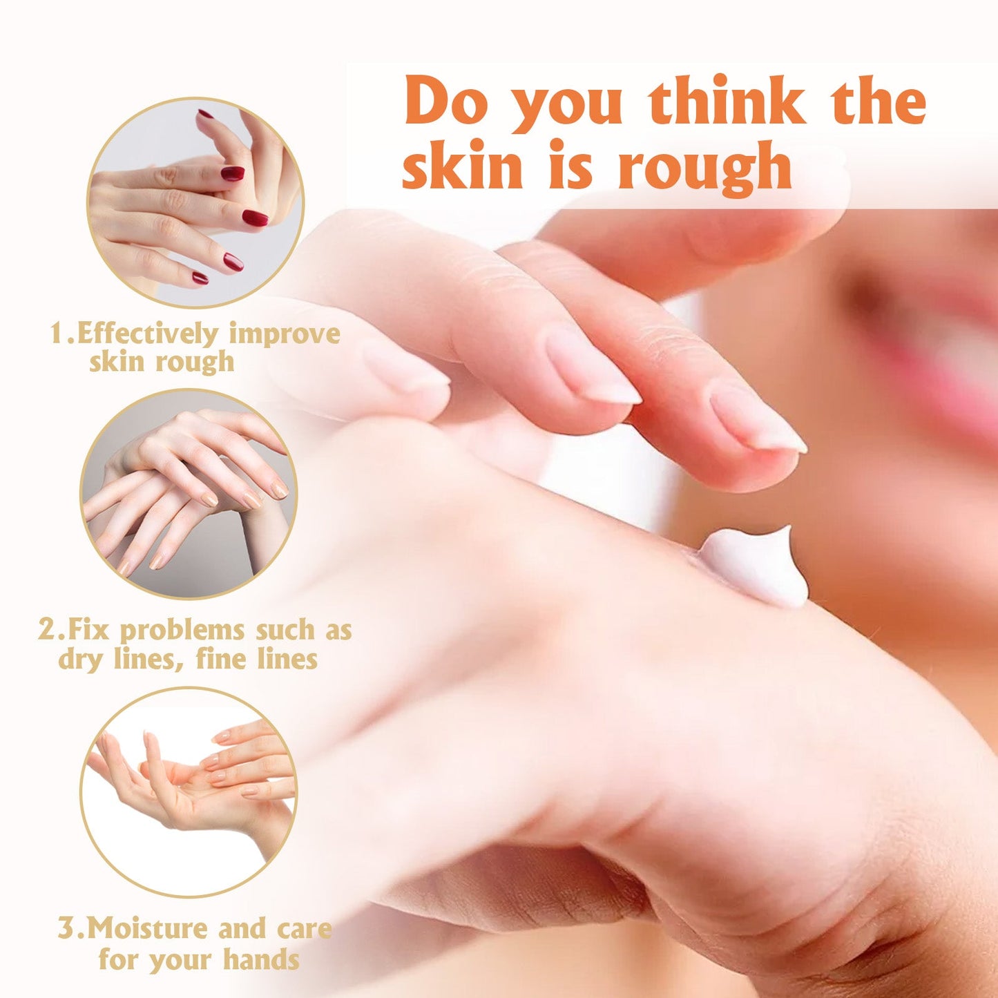 Repair Moisturizing Hand Cream, Moisturizing Moisturizing And Moisturizing Hand Care Anti-Freezing Anti-Cracking Refreshing And Non-Greasy - Korvel