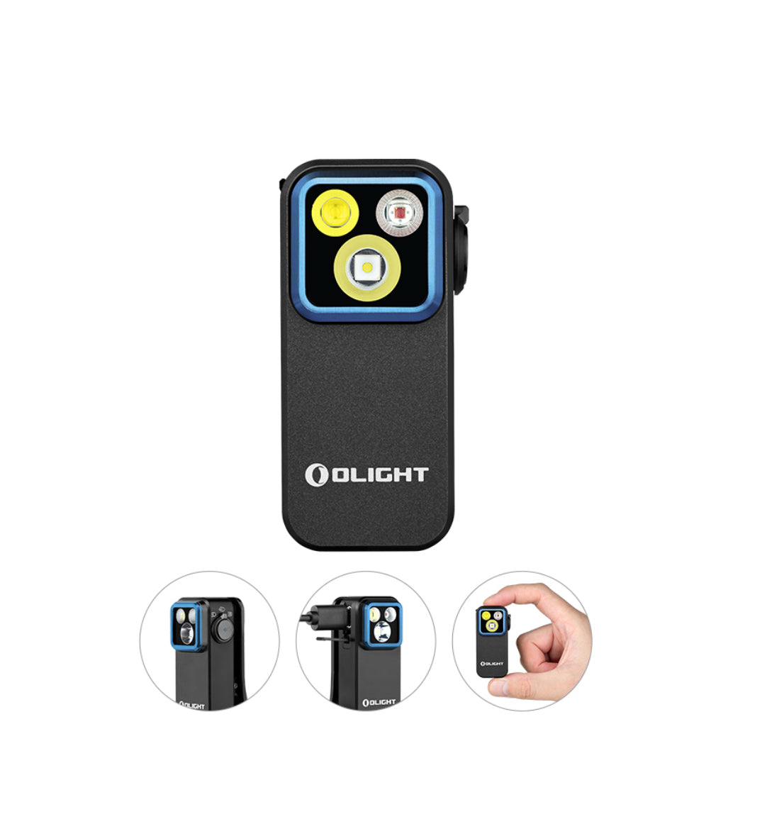 Olight Oclip Pro – Lampe de poche polyvalente avec clip en 4 couleurs