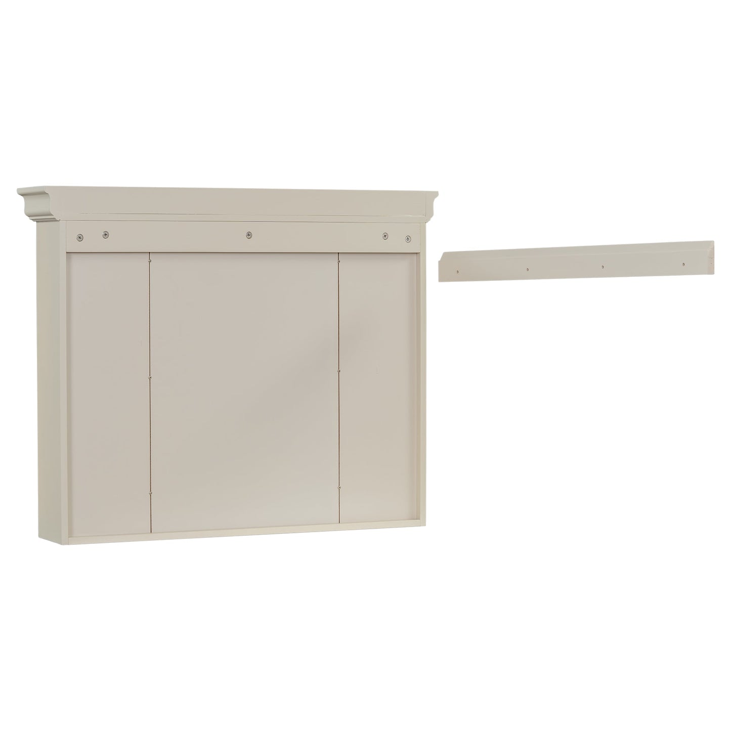 35'' x 28'' Blue Wall Mounted Bathroom Storage Cabinet with Mirror Door, Modern Bathroom Wall Cabinet with Mirror - Korvel