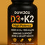 Capsule molle premium de vitamine D3 et K2