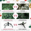 Arbre de Noël en fil mémoire vert PVC de 5 pieds