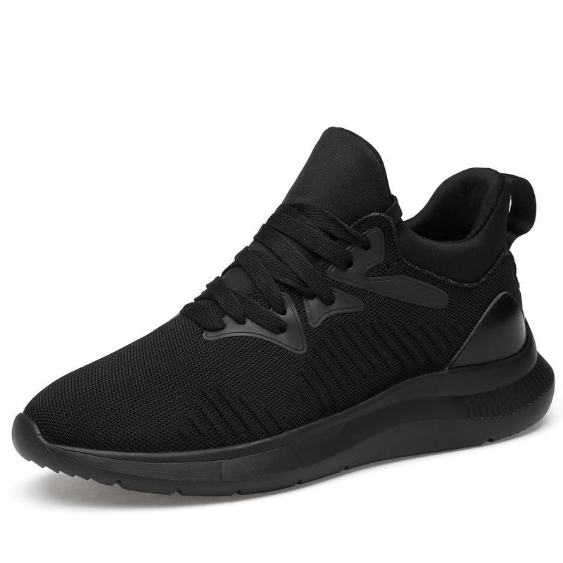 Men's shoes breathable men's casual shoes invisible height increasing shoes mesh sports shoes - Korvel