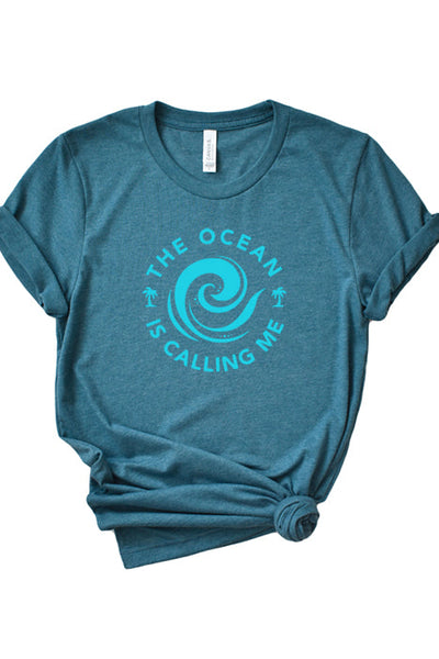 The Ocean is Calling Me - 1940 T-Shirt - Korvel