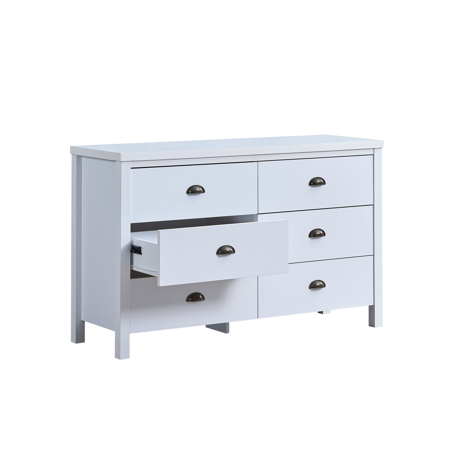 SAFARI 6-Drawer Dresser with Interlocking Drawers