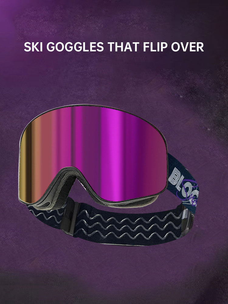 Cover Ski Glasses Winter Outdoor Sports Goggles Double Layer Anti Fog Single Double Plate Snow Goggles - Korvel